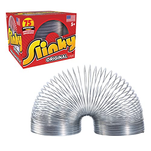 The Original Slinky Walking Spring Toy, Metal Slinky, Fidget Toys, Party Favors and Gifts, Toys for 5 Year Old Girls and Boys, by Just Play - The Resilient Kidz