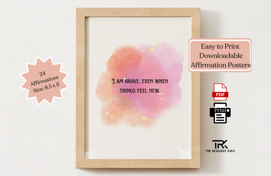Affirmation Posters Digital Download - The Resilient Kidz 