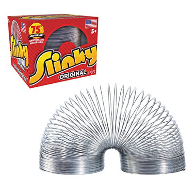 The Original Slinky Walking Spring Toy, Metal Slinky, Fidget Toys, Party Favors and Gifts, Toys for 5 Year Old Girls and Boys, by Just Play - The Resilient Kidz 