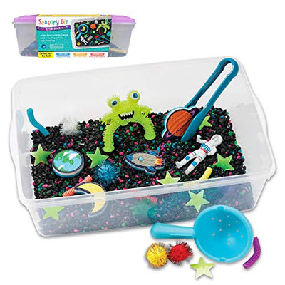 Sensory Bin: Outer Space - The Resilient Kidz 