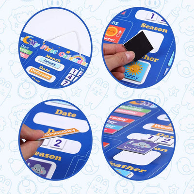 Preschool Magnetic Calendar - The Resilient Kidz 
