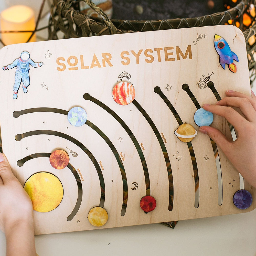 Wooden Solar System Model - The Resilient Kidz 