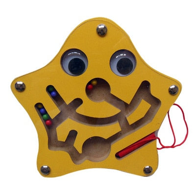 Wooden Magnetic Track Maze - The Resilient Kidz 