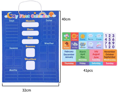 Preschool Magnetic Calendar - The Resilient Kidz 