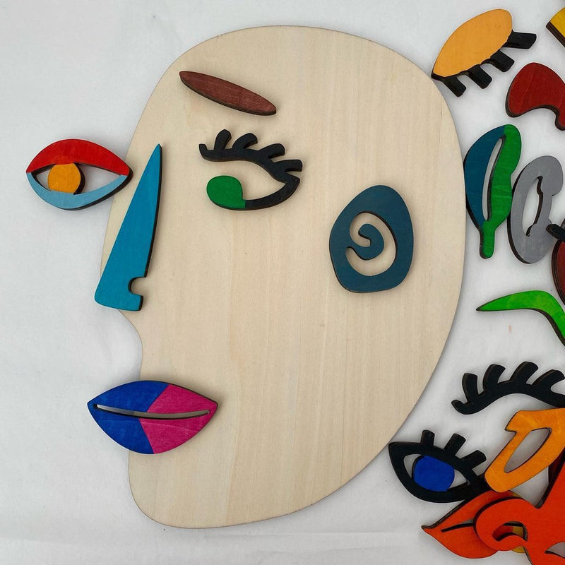 Abstract Face Puzzles - The Resilient Kidz 
