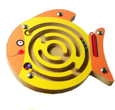 Wooden Magnetic Track Maze - The Resilient Kidz 