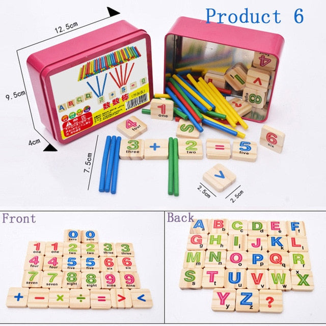 Mathematical Knowledge Wooden Toy - The Resilient Kidz 