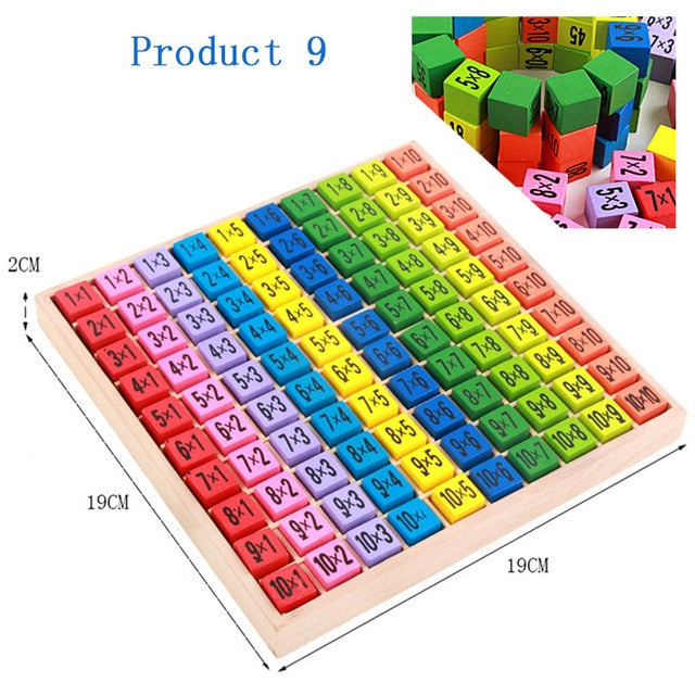 Mathematical Knowledge Wooden Toy - The Resilient Kidz 