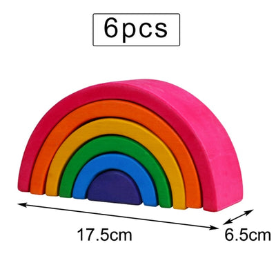Large Rainbow Stacker Toy - The Resilient Kidz 