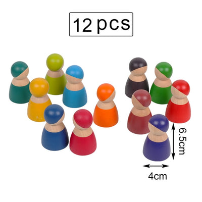 Large Rainbow Stacker Toy - The Resilient Kidz 
