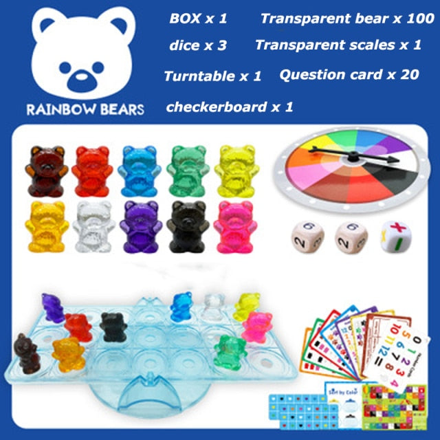 Rainbow Stack Cups Counting Toy - The Resilient Kidz 
