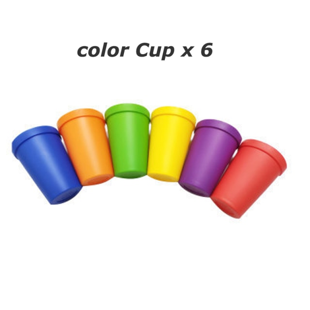 Rainbow Stack Cups Counting Toy - The Resilient Kidz 
