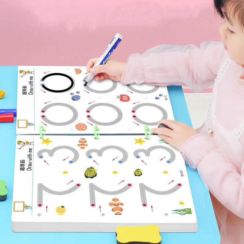 Montessori Drawing Training Board - The Resilient Kidz 