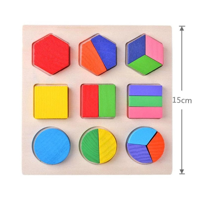 3D Tangram Math Jigsaw Puzzle - The Resilient Kidz 
