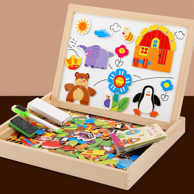 Wooden Multifunction Puzzle - The Resilient Kidz 