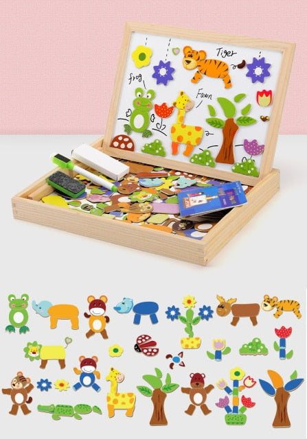 Wooden Multifunction Puzzle - The Resilient Kidz 