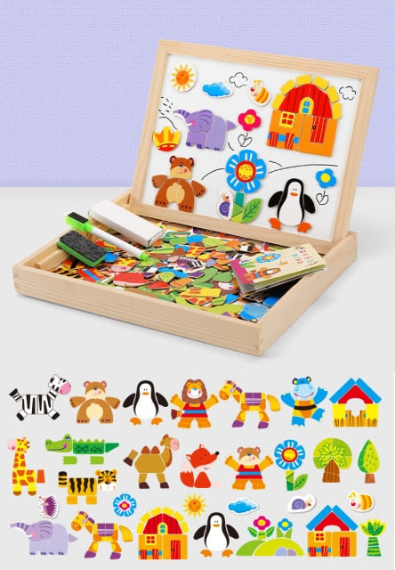 Wooden Multifunction Puzzle - The Resilient Kidz 