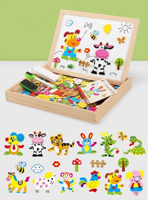 Wooden Multifunction Puzzle - The Resilient Kidz 