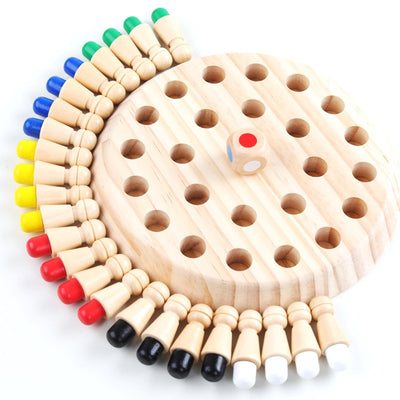 Chess Wooden Memory Match Toy - The Resilient Kidz 