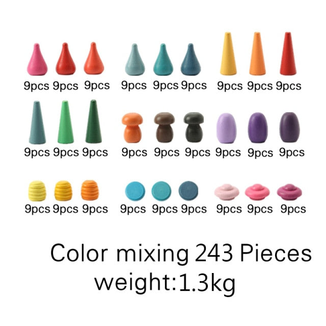 Creative Loose Parts Sensory Toy Set - The Resilient Kidz 