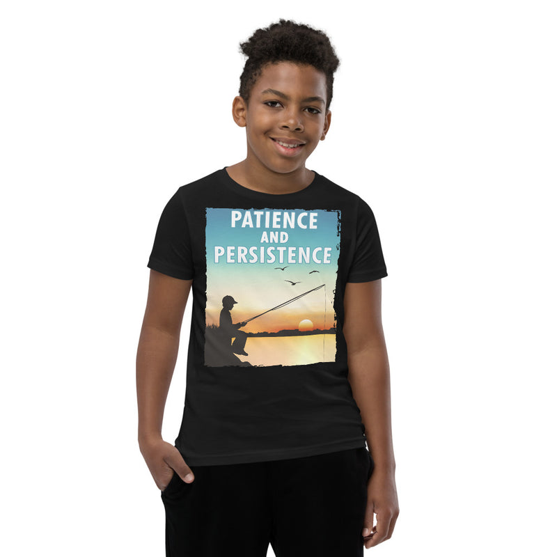 Patience and Persistence Boys T-Shirt - The Resilient Kidz 
